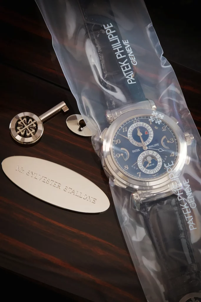 O famoso Patek Philippe Grandmaster Chime 6300 pertencente ao ator